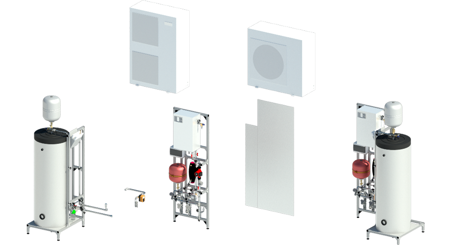 Конструктор блочно-модульной котельной HeatPumpBox-1 в Евпатории